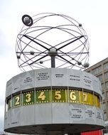 world clock at Alexanderplatz Square in Berlin