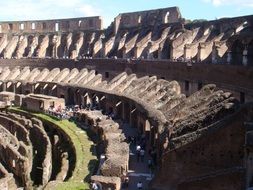 historical colosseum in italy