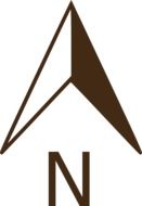 north mark arrow drawing