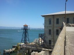 photo of the historic prison in Alcatraz