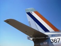 photo of the military tailplane
