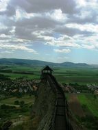 panorama of the castle ruins