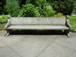 concrete benches