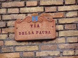 via della paura