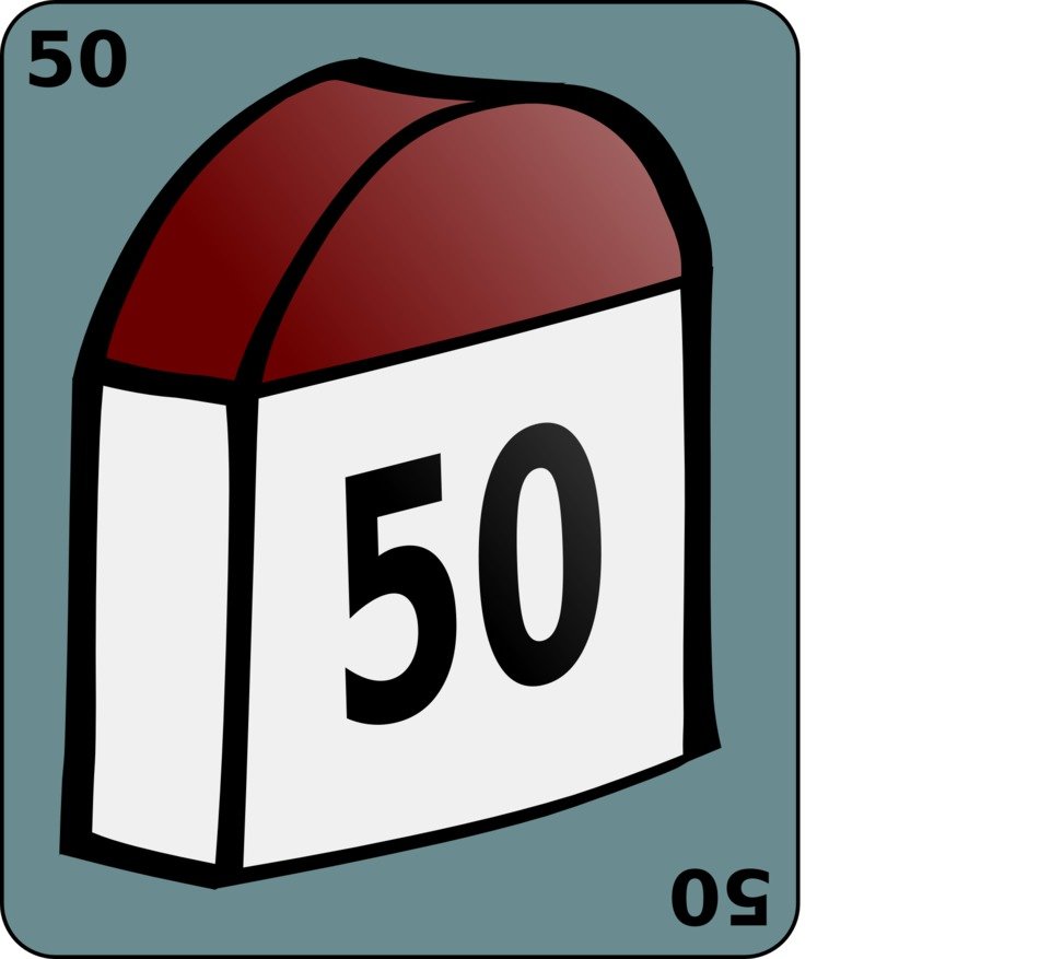 Picture of road sign '50'