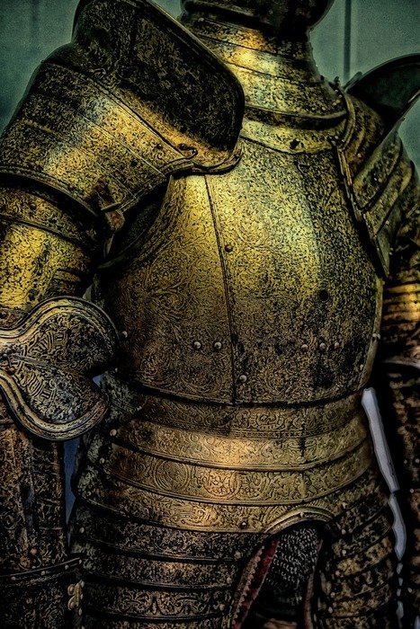 knightly armor like vintage