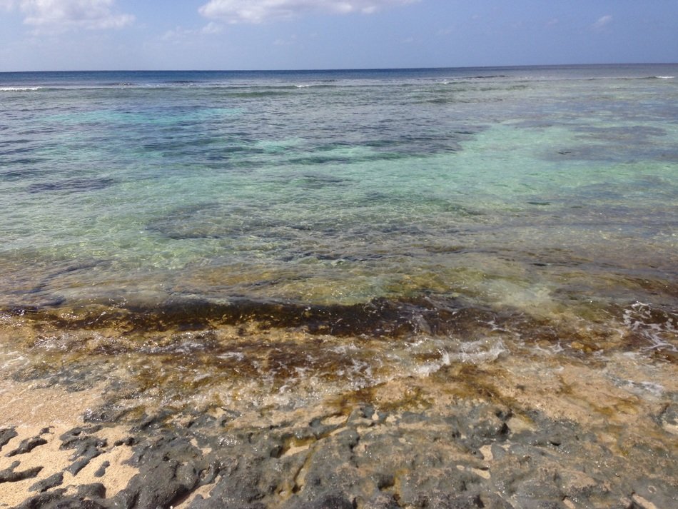 the Pacific coast on the island of Saipan