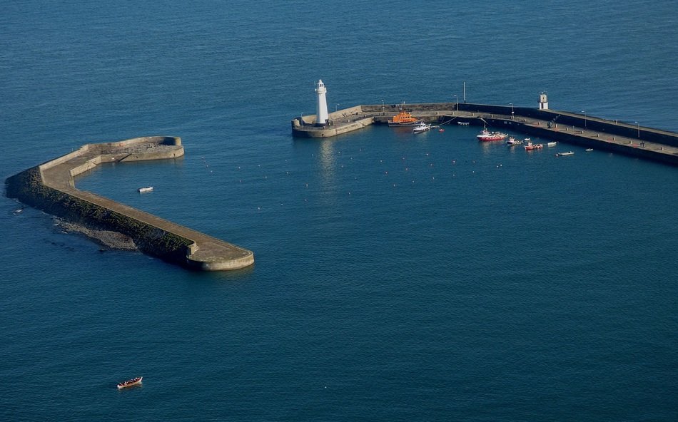 harbour with lighthouse