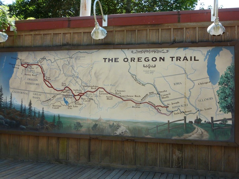 Oregon Trail Map Free Image Download