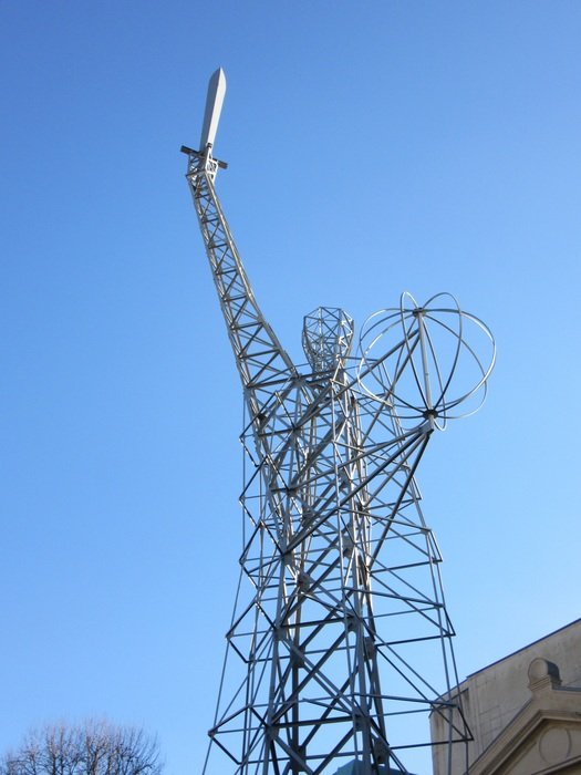steel landmark in Graz