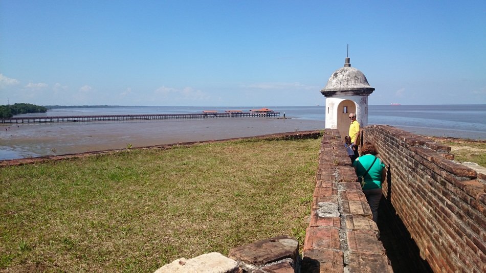 people on the fortress