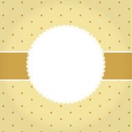 Vector greeting golden card or cover