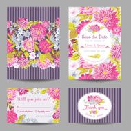 Invitation or Greeting Card Set - for Wedding Baby Shower N8