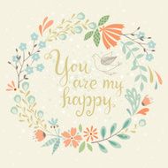 Happy Floral Card