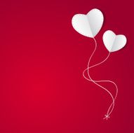 Valentine&#039;s card with text and heart shape Vector ilustration N45