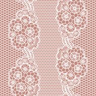 Lace seamless pattern with flowers N258