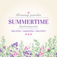 Background with flowers N41