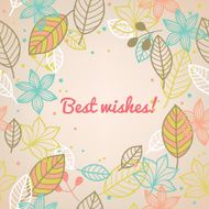 Floral Greeting Card N101