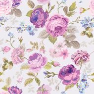 Spring Flowers Background - Seamless Floral Shabby Chic Pattern