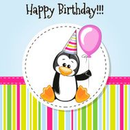 Penguin with balloon N2