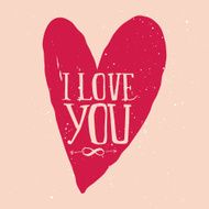 Greeting card with heart N11