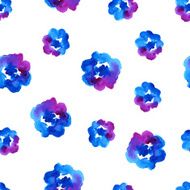 Seamless watercolor pattern N21
