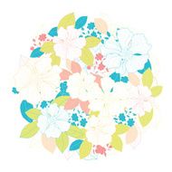 Circle of flowers N5