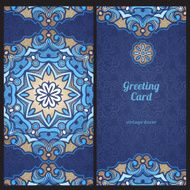 Vintage ornate cards in Eastern style N29