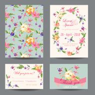 Invitation Congratulation Card Set - for Wedding Baby Shower