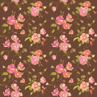 Roses Background - Seamless Floral Shabby Chic Pattern N2