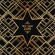 Christmas Art Deco Card