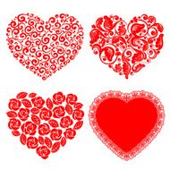 Set of hearts N20