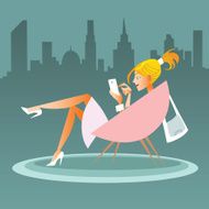 Girl talking on smartphone