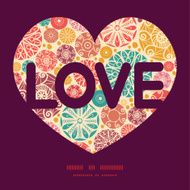Vector abstract decorative circles love text frame pattern invitation greeting N5