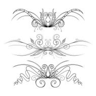 Set of Design Elements for Page Border N5