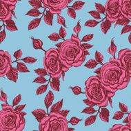 Vintage Background With Roses N5