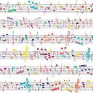 Music note sound texture N2