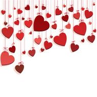 Hearts hanging on the ropes