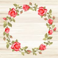 Wreath from rose N2