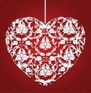 Lacy heart N2