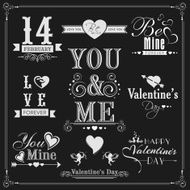 Typographic collection for Happy Valentines Day N3