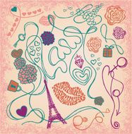 The French love ornament