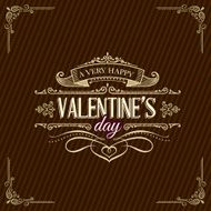 Valentine&#039;s day vintage lettering background N8