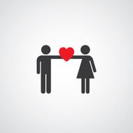 vector symbol man and woman N4