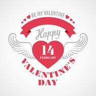 Typography Valentine&#039;s Day cards N16
