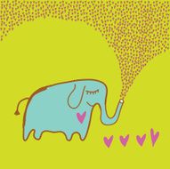 elephant in love