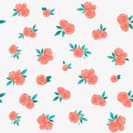beautiful pattern with roses