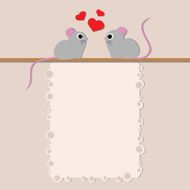 Lover Mice and Frame