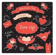 Valentine&#039;s Day Elements N6