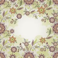 Vintage greeting cards with floral motifs in east style N4
